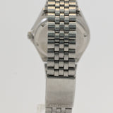 Vintage 1979 Seiko Silver wave quartz watch 36mm Silver Dial Day/Date 8229-700A