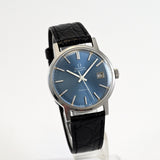 OMEGA Geneve Cal.1481 Blue Dial Automatic Men's Watch Ref.166.098