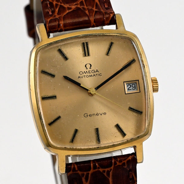 OMEGA Geneve Cal.1012 Gold Dial Automatic Men's Watch Ref.166.0060