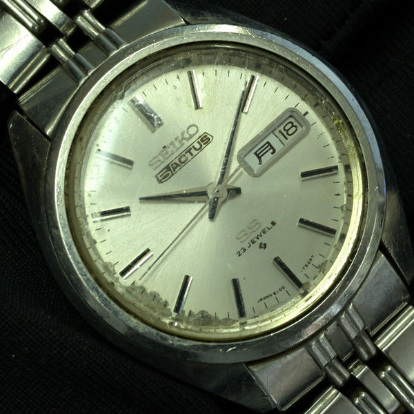 For Parts As-Is SEIKO 5 Actus Ref.6106-7480 Not Runs Poor Condition