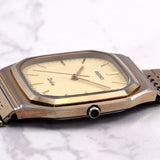 [Near Mint] Vintage SEIKO DOLCE 8N41-5120 Tungsten Carbide Square Case Quarts