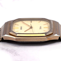 [Near Mint] Vintage SEIKO DOLCE 8N41-5120 Tungsten Carbide Square Case Quarts