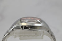 Seiko Lukia women tonneau Shape watch 28mm pink Tone Dial quartz Ref.5Y89-5A20