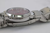 Seiko Lukia women Round Shape watch 28mm Red Tone Dial quartz Ref.7N82-6E00