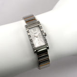 Seiko Lukia women 16mm Tank Shape watch Silver Tone Dial quartz Ref.1F20-0BA0