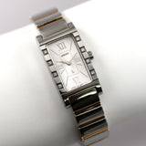 Seiko Lukia women 16mm Tank Shape watch Silver Tone Dial quartz Ref.1F20-0BA0