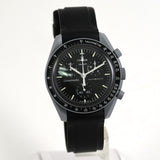 Swatch x Omega Mission to the Moon Black Unisex Adult Watch - S033M100 w/Box