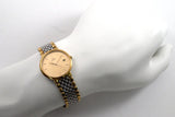 OMEGA DeVille Date QUARTZ Unisex 32mm Two Tone Gold Dial OMEGA 1430 Ref.396.1012