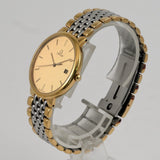 OMEGA DeVille Date QUARTZ Unisex 32mm Two Tone Gold Dial OMEGA 1430 Ref.396.1012