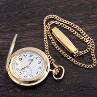 SEIKO Quartz Pocket watch Gold Tone Ref.7N07-0010 Gift by the Prime Minister