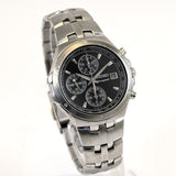 SEIKO Quartz Chronograph Black Tone Dial Men's Watch Ref.7T92-0FN0