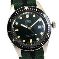 ORIS Divers 65 Green Men's Watch - 01 733 7720 4057-07 5 21 02 w/Box, Paper