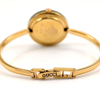 GUCCI Change Bezel Dial 12 colors Women's Gold Watch Bracelet 11/12.2 w/Box