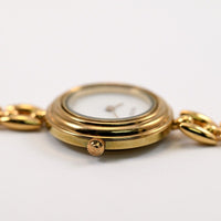 GUCCI Change Bezel Dial 6 colors Women's Gold Watch Bracelet 11/12.2 w/Box