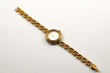 GUCCI Change Bezel Dial 6 colors Women's Gold Watch Bracelet 11/12.2 w/Box