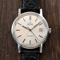 OMEGA Geneve Cal.1012 Silver Dial Automatic Men's Watch Ref.166.0163