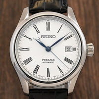 SEIKO PRESAGE SARX049 white Automatic Men's Watch Ref.6R15-03V0 w/Box