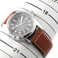 Hamilton Khaki Field H704450 Black Dial Date Automatic Men's Watch w/GranteeCard