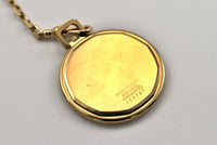 SEIKO LASSALE 40mm white Tone Dial 5mm thin Quartz Pocket watch Ref.9550-5339