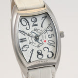 COGU ITALY Men's Automatic Watch Crazy Hours Stainless Steel Two-Hand Leather