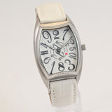 COGU ITALY Men's Automatic Watch Crazy Hours Stainless Steel Two-Hand Leather