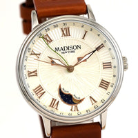 Near Mint - MADISON NEW YORK Charlton Men's Watch MA011008-7 – Quartz