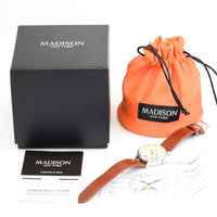 Near Mint - MADISON NEW YORK Charlton Men's Watch MA011008-7 – Quartz