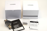 Citizen ATTESA CB3030-76E Eco-Drive Solar Analog Titanium Men Watch Black w/Box