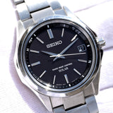 SEIKO Radio-Controlled Solar Watch Model: 7B24-0BN0 Case Size: 40mm Black