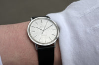 Vintage OMEGA Seamaster De Ville 34mm Silver dial Automatic Cal.711 Ref.165.008