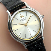 *Near MINT* SEIKO CREDOR 24mm/ Silver dial Women's QUARTZ Ref.4J81-0A40