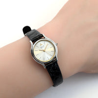*Near MINT* SEIKO CREDOR 24mm/ Silver dial Women's QUARTZ Ref.4J81-0A40