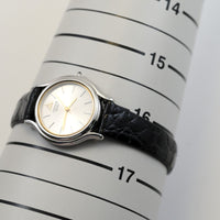 *Near MINT* SEIKO CREDOR 24mm/ Silver dial Women's QUARTZ Ref.4J81-0A40