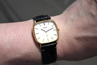 SEIKO Chariot QUARTZ 30mm Square Shape Gold-Filled Case Ref.7820-5050