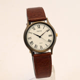*Near MINT* CITIZEN VEGA JUNCTION 32mm/ Beige dial Unisex QUARTZ Cal.6A31