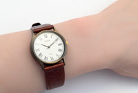 *Near MINT* CITIZEN VEGA JUNCTION 32mm/ Beige dial Unisex QUARTZ Cal.6A31