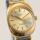 Vintage LONGINESS Flagship Women's Watch Hand-winding Gold Filled Cal.410