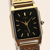SEIKO EXCELINE QUARTZ 19.5mm Tank Shape NSAG Case Ref.1221-5020