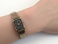 SEIKO EXCELINE QUARTZ 19.5mm Tank Shape NSAG Case Ref.1221-5020