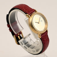 Vintage 1995 SEIKO ALBA Mickey Mouse QUARTZ Gold Tone Dial Ref.V515-6420