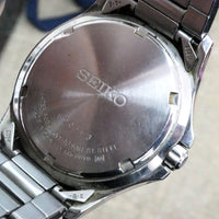 For Parts パーツ取 部品取 【SEIKO】 セイコー ソーラー腕時計 V145-0BY0 不動 ベルト付